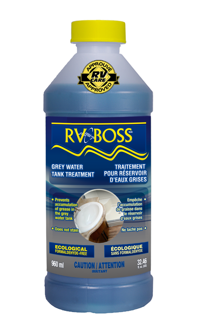 RV-Boss Traitement Réservoir Eaux Grises