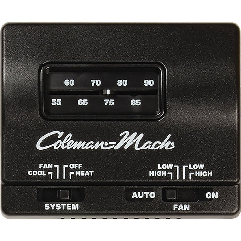 Thermostat analogique Coleman-Mach noir